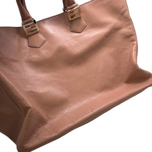 将图像加载到图库查看器中，FENDI Tote Bag Pink8BN184 Leather
