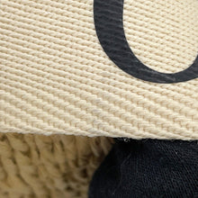 Load image into Gallery viewer, Chloe Woody Bucket Shoulder Bag WhiteCHC22SS381G55 Straw Canvas Leather Size Small
