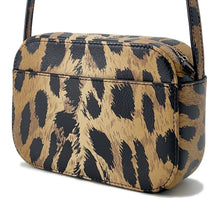 将图像加载到图库查看器中，BALENCIAGA Everyday Camera Bag Leopard Pattern Beige/Black552372 Leather Size XS
