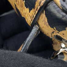将图像加载到图库查看器中，BALENCIAGA Everyday Camera Bag Leopard Pattern Beige/Black552372 Leather Size XS
