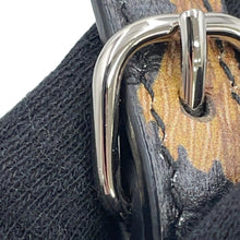 将图像加载到图库查看器中，BALENCIAGA Everyday Camera Bag Leopard Pattern Beige/Black552372 Leather Size XS
