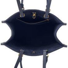 将图像加载到图库查看器中，LOUIS VUITTON Onthego MM NavyM24834 Grained Calf Leather Sailor&#39;s Knot Nautical Size MM

