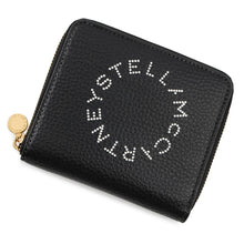 Load image into Gallery viewer, Stella McCartney Logo Bifold Wallet Black7P0009 Leather
