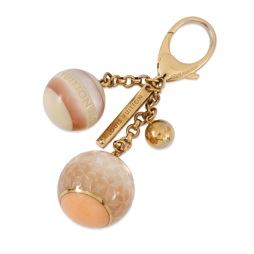 LOUIS VUITTON Bijoux Sac Mini Run Croisette Keychain ViolinM65643 Resin Metal