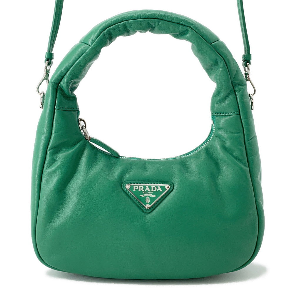 PRADA Hobo 2WAYBag Green1BA384 Leather