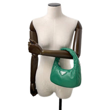 将图像加载到图库查看器中，PRADA Hobo 2WAYBag Green1BA384 Leather
