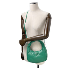 将图像加载到图库查看器中，PRADA Hobo 2WAYBag Green1BA384 Leather
