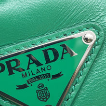 将图像加载到图库查看器中，PRADA Hobo 2WAYBag Green1BA384 Leather
