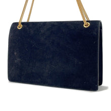 将图像加载到图库查看器中，SAINT LAURENT PARIS Betty ChainShoulder Black Suede leather
