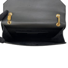 将图像加载到图库查看器中，SAINT LAURENT PARIS Betty ChainShoulder Black Suede leather

