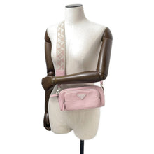 将图像加载到图库查看器中，PRADA Nappa Antique Shoulder Bag Pink1BH198 Leather
