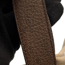 将图像加载到图库查看器中，BVLGARI Logomania Tote Beige/Brown Canvas Leather
