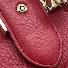 将图像加载到图库查看器中，GUCCI Interlocking G ChainShoulder Bag Red510304 Leather
