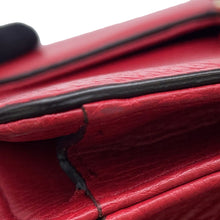 将图像加载到图库查看器中，GUCCI Interlocking G ChainShoulder Bag Red510304 Leather
