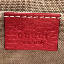 将图像加载到图库查看器中，GUCCI Interlocking G ChainShoulder Bag Red510304 Leather
