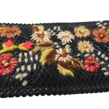 将图像加载到图库查看器中，Dior Shoulder Strap Black/Multicolor Canvas Leather
