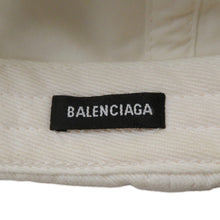 将图像加载到图库查看器中，BALENCIAGA Baseball cap Size L White680748 Cotton100%
