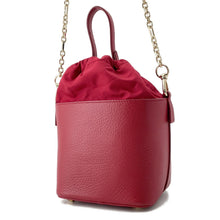 Load image into Gallery viewer, Maison Margiela 5AC bucket bag Red Leather Size Mini
