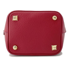 将图像加载到图库查看器中，Maison Margiela ★Maison Margiela 5AC bucket bag Red Leather Size Mini
