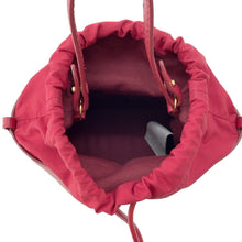 将图像加载到图库查看器中，Maison Margiela Maison Margiela 5AC bucket bag Red Leather Size Mini
