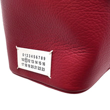 Load image into Gallery viewer, Maison Margiela 5AC bucket bag Red Leather Size Mini
