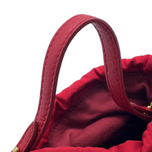Load image into Gallery viewer, Maison Margiela 5AC bucket bag Red Leather Size Mini
