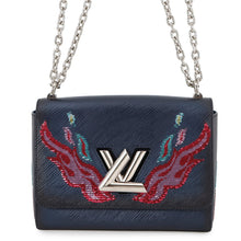 将图像加载到图库查看器中，LOUIS VUITTON ★Twist Navy Epi Leather Sequins Size MM
