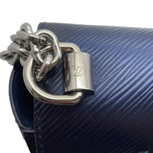 将图像加载到图库查看器中，LOUIS VUITTON Twist Navy Epi Leather Sequins Size MM
