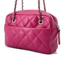 将图像加载到图库查看器中，CHANEL Cocorain Chain Shoulder PinkA93156 Rubber
