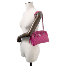 将图像加载到图库查看器中，CHANEL Cocorain Chain Shoulder PinkA93156 Rubber
