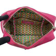 将图像加载到图库查看器中，CHANEL Cocorain Chain Shoulder PinkA93156 Rubber
