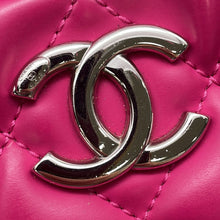 将图像加载到图库查看器中，CHANEL Cocorain Chain Shoulder PinkA93156 Rubber
