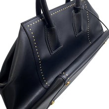 将图像加载到图库查看器中，Stella McCartney ★Studded tote Black Leather
