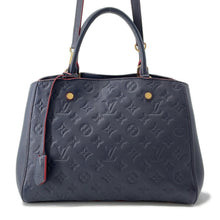 将图像加载到图库查看器中，LOUIS VUITTON Montaigne Marine RougeM42746 Monogram Empreinte Leather Size MM
