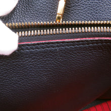 将图像加载到图库查看器中，LOUIS VUITTON Montaigne Marine RougeM42746 Monogram Empreinte Leather Size MM
