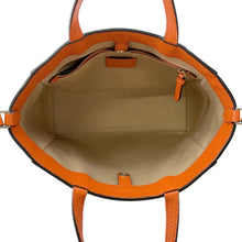 将图像加载到图库查看器中，JIMMY CHOO Pegasi 2WAY Bag Orange Leather Size S
