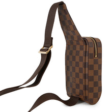将图像加载到图库查看器中，LOUIS VUITTON Geronimos BrownN51994 Damier Ebene Canvas
