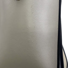 Load image into Gallery viewer, CELINE Luggage shopper Navy/Cream/Light Blue Leather Size micro
