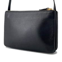 Load image into Gallery viewer, CELINE Trio Shoulder Bag Black192033 Leather Size Small
