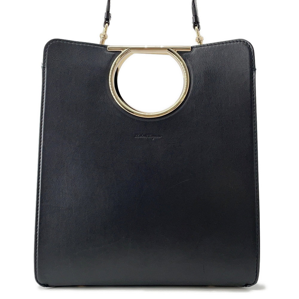 Ferragamo 2WAYBag BlackFZ-21 Leather