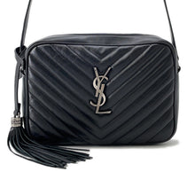Load image into Gallery viewer, SAINT LAURENT PARIS Roux camera bag Black612544 Leather
