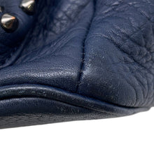 Load image into Gallery viewer, MCM Studded Backpack Navy Leather
