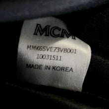 Load image into Gallery viewer, MCM Studded Backpack Navy Leather
