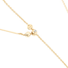 将图像加载到图库查看器中，FENDI Necklace Gold8AK137 Gold Plated Rhinestone
