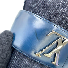 Load image into Gallery viewer, LOUIS VUITTON Saint Germain Line Loafers Navy Denim Size 6
