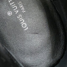 将图像加载到图库查看器中，LOUIS VUITTON Rhapsody Line EncreBoots Black/Yellow Leather Size 36
