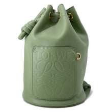 Load image into Gallery viewer, LOEWE Sailor Shoulder Bag GreenA734Z18X11 Leather Size Small
