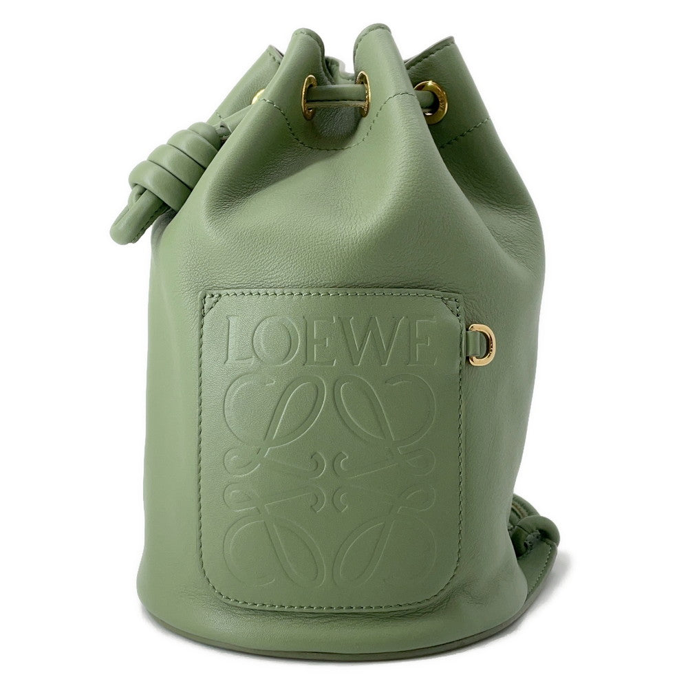 LOEWE Sailor Shoulder Bag GreenA734Z18X11 Leather Size Small