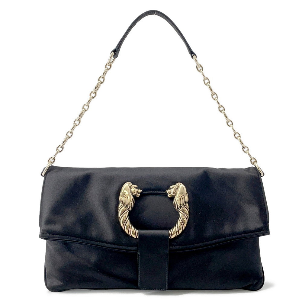 BVLGARI Leoni 2WAYBag Black Satin
