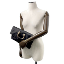 Load image into Gallery viewer, BVLGARI Leoni 2WAYBag Black Satin
